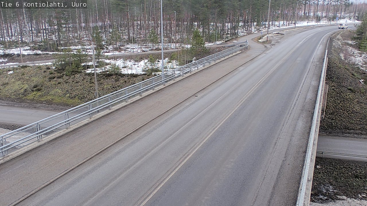 Weather Camera Image Väg 6 Kontiolax, Uuro, Kontiolahti, Pohjois-Karjala