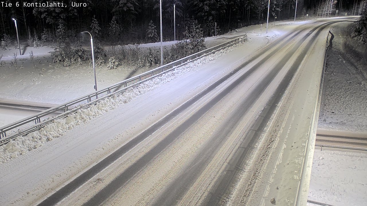 Weather Camera Image Väg 6 Kontiolax, Uuro, Kontiolahti, Pohjois-Karjala