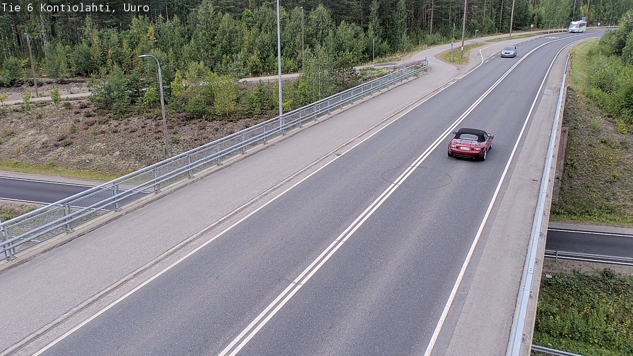 Weather Camera Image Väg 6 Kontiolax, Uuro, Kontiolahti, Pohjois-Karjala