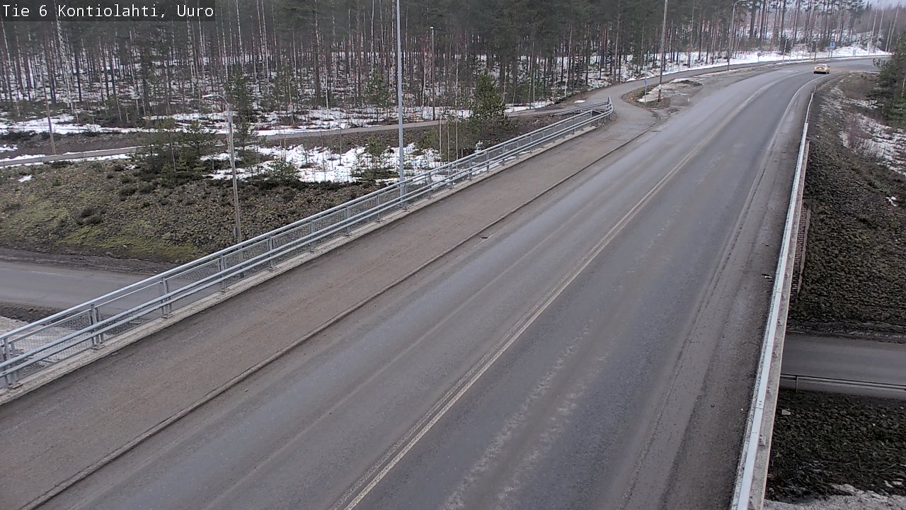 Weather Camera Image Väg 6 Kontiolax, Uuro, Kontiolahti, Pohjois-Karjala