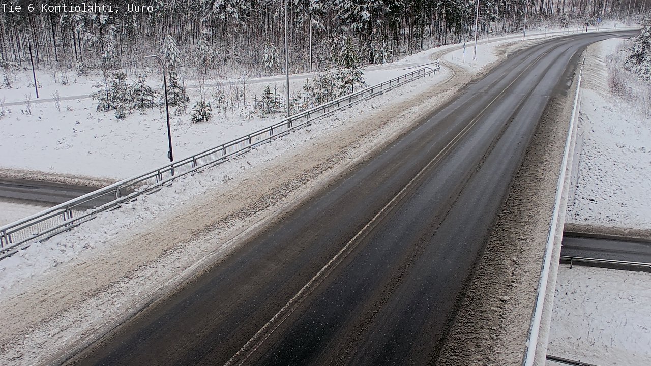 Weather Camera Image Väg 6 Kontiolax, Uuro, Kontiolahti, Pohjois-Karjala
