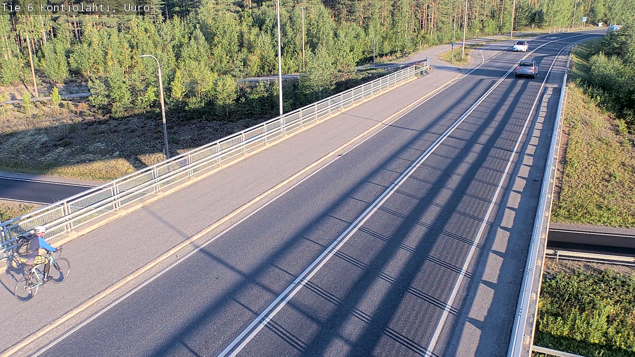 Weather Camera Image Road 6 Kontiolahti, Uuro, Kontiolahti, Pohjois-Karjala
