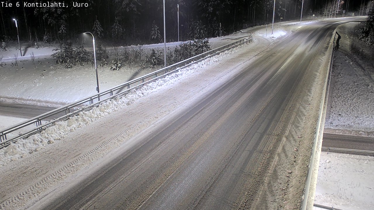 Weather Camera Image Väg 6 Kontiolax, Uuro, Kontiolahti, Pohjois-Karjala