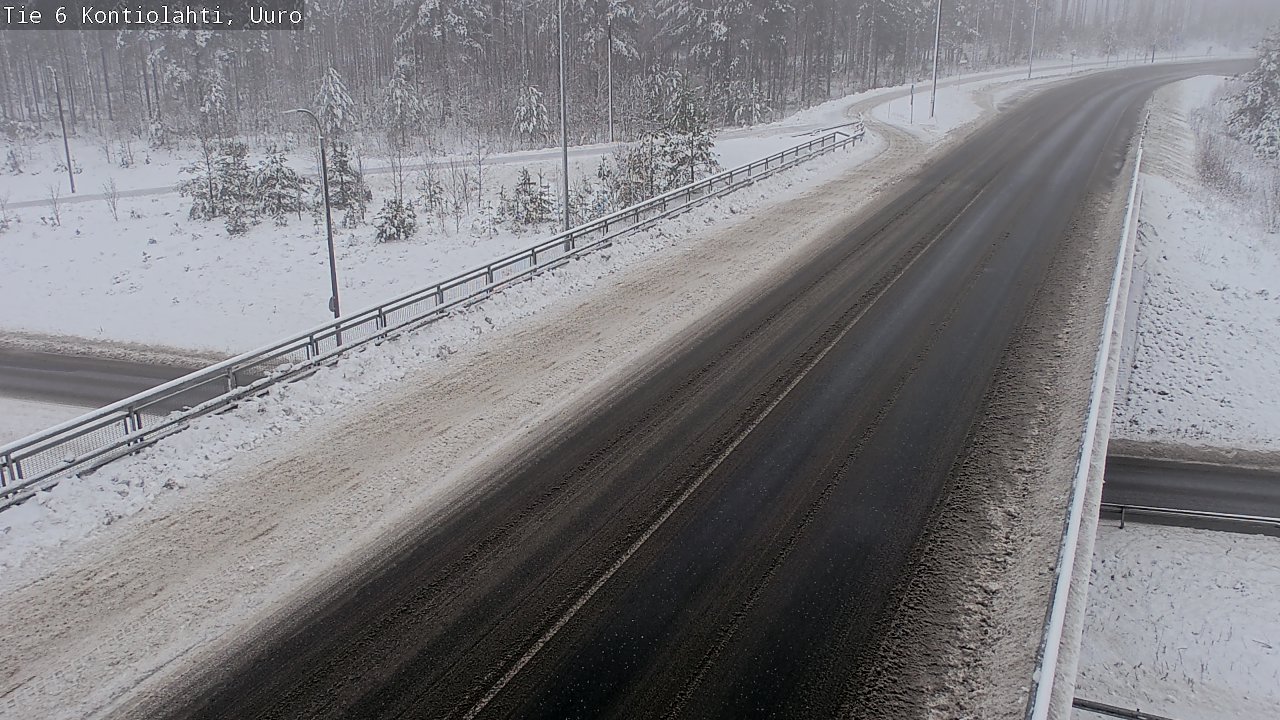 Weather Camera Image Väg 6 Kontiolax, Uuro, Kontiolahti, Pohjois-Karjala