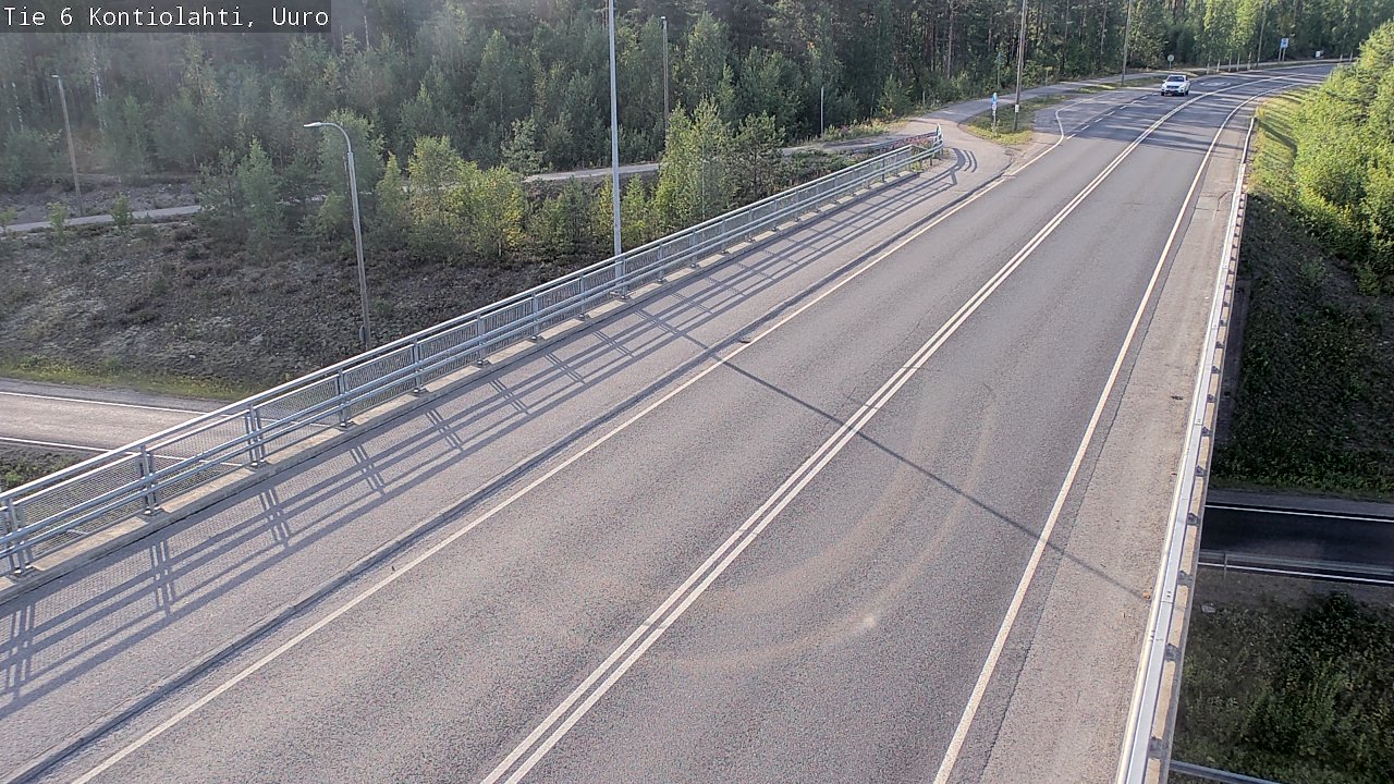 Kelikamerat Kuva Tie 6 Kontiolahti, Uuro, Kontiolahti, Pohjois-Karjala