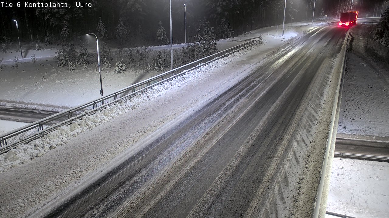 Weather Camera Image Väg 6 Kontiolax, Uuro, Kontiolahti, Pohjois-Karjala