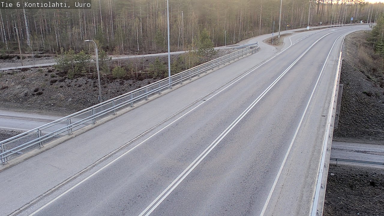 Kelikamerat Kuva Tie 6 Kontiolahti, Uuro, Kontiolahti, Pohjois-Karjala