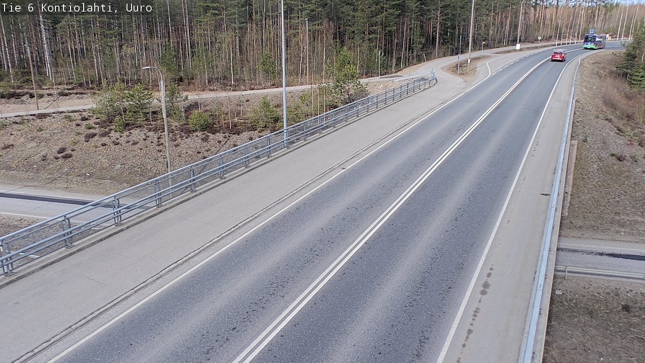 Kelikamerat Kuva Tie 6 Kontiolahti, Uuro, Kontiolahti, Pohjois-Karjala