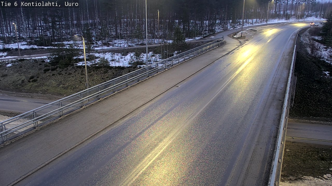 Weather Camera Image Väg 6 Kontiolax, Uuro, Kontiolahti, Pohjois-Karjala