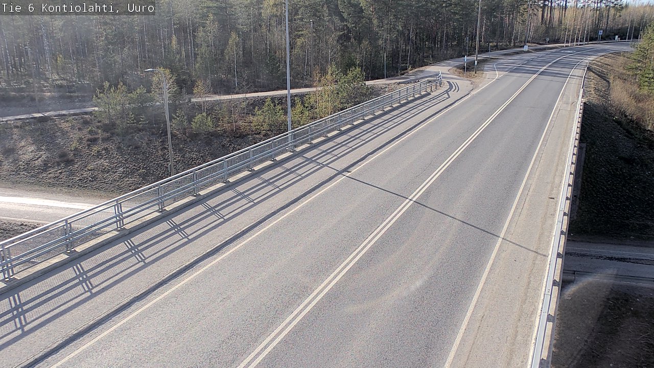 Kelikamerat Kuva Tie 6 Kontiolahti, Uuro, Kontiolahti, Pohjois-Karjala