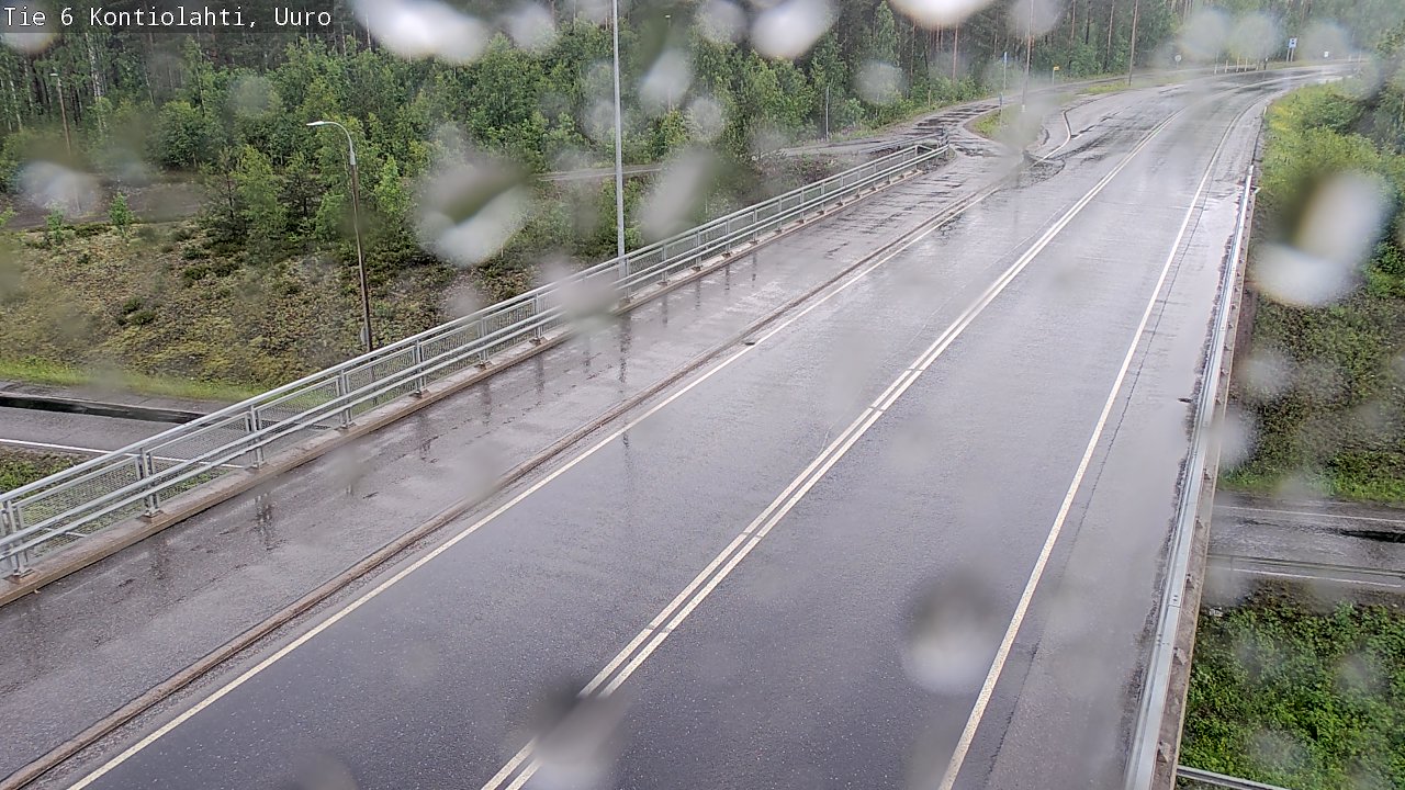 Weather Camera Image Väg 6 Kontiolax, Uuro, Kontiolahti, Pohjois-Karjala
