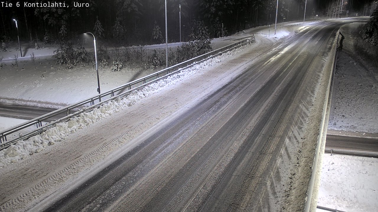 Weather Camera Image Väg 6 Kontiolax, Uuro, Kontiolahti, Pohjois-Karjala