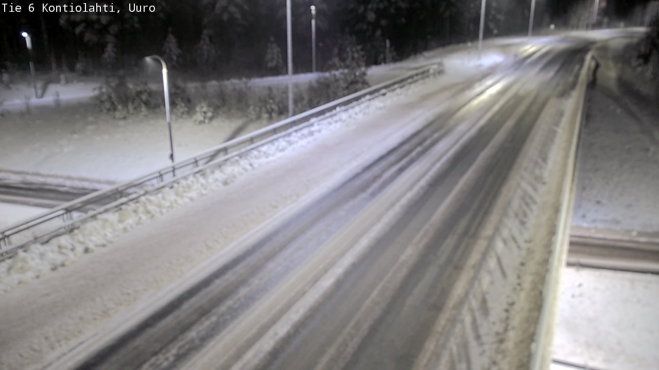 Weather Camera Image Väg 6 Kontiolax, Uuro, Kontiolahti, Pohjois-Karjala