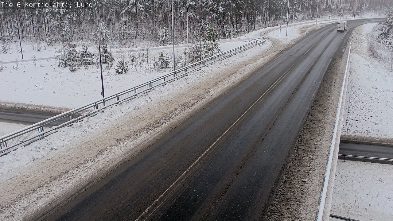 Weather Camera Image Väg 6 Kontiolax, Uuro, Kontiolahti, Pohjois-Karjala