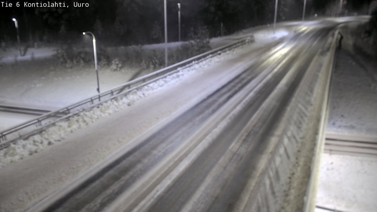 Weather Camera Image Väg 6 Kontiolax, Uuro, Kontiolahti, Pohjois-Karjala