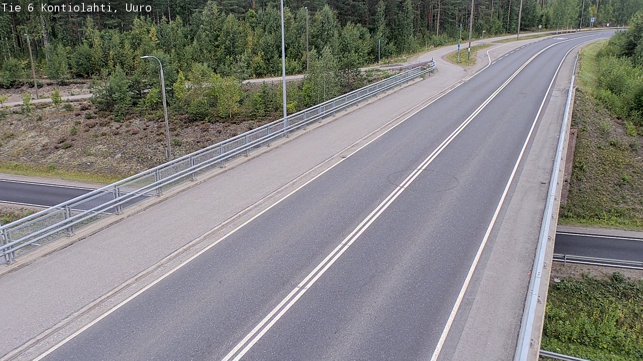 Weather Camera Image Väg 6 Kontiolax, Uuro, Kontiolahti, Pohjois-Karjala