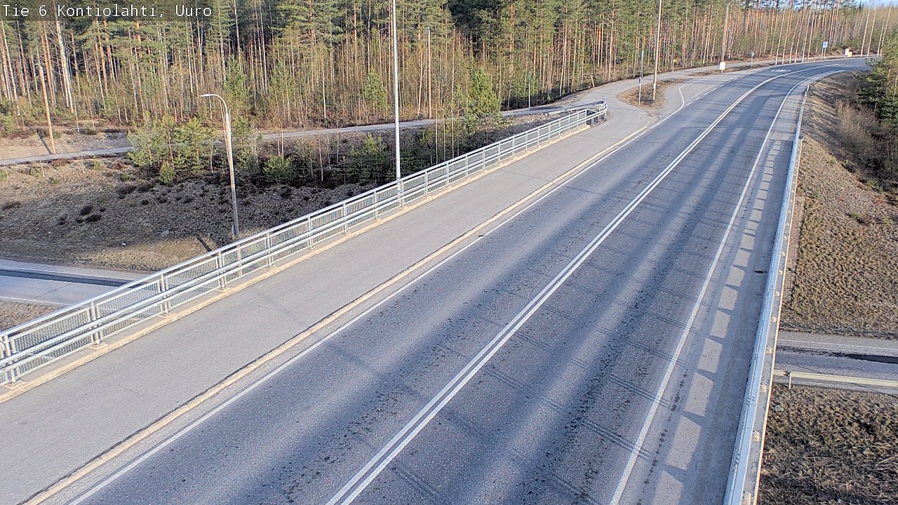 Weather Camera Image Road 6 Kontiolahti, Uuro, Kontiolahti, Pohjois-Karjala