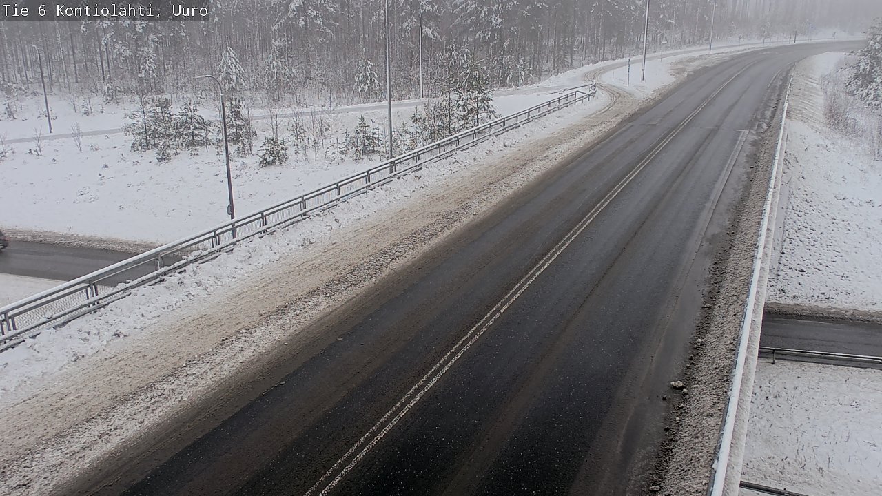 Weather Camera Image Väg 6 Kontiolax, Uuro, Kontiolahti, Pohjois-Karjala