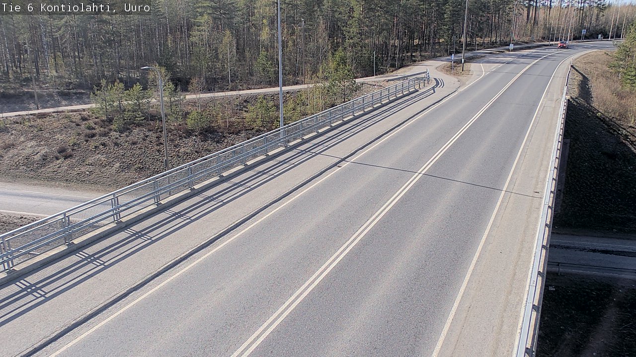 Kelikamerat Kuva Tie 6 Kontiolahti, Uuro, Kontiolahti, Pohjois-Karjala