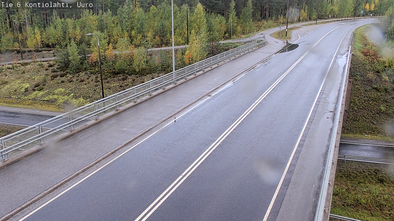 Weather Camera Image Road 6 Kontiolahti, Uuro, Kontiolahti, Pohjois-Karjala