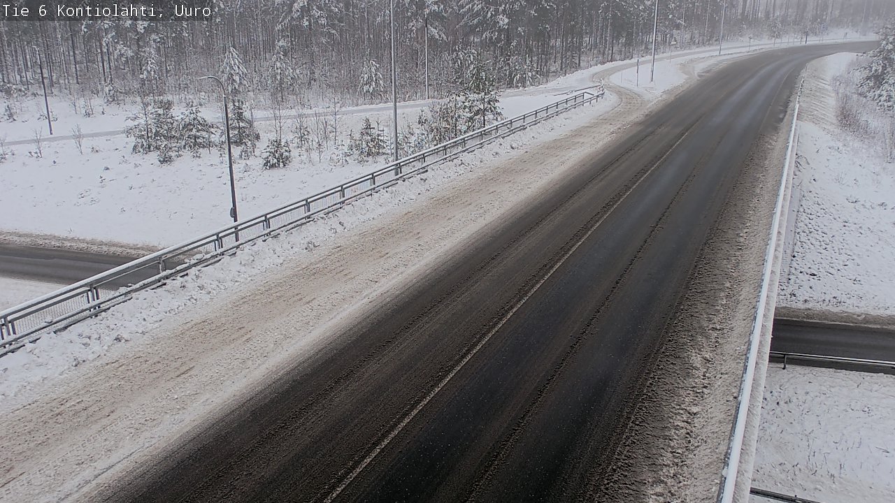 Weather Camera Image Väg 6 Kontiolax, Uuro, Kontiolahti, Pohjois-Karjala