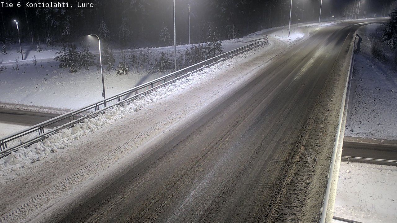 Weather Camera Image Väg 6 Kontiolax, Uuro, Kontiolahti, Pohjois-Karjala