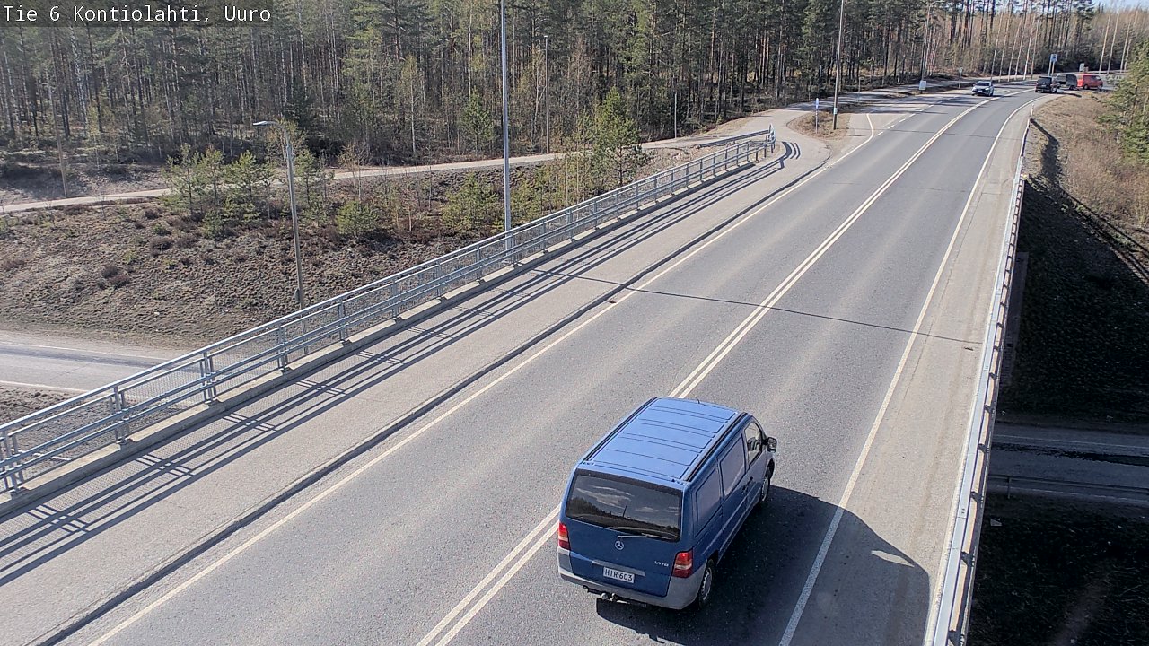 Kelikamerat Kuva Tie 6 Kontiolahti, Uuro, Kontiolahti, Pohjois-Karjala