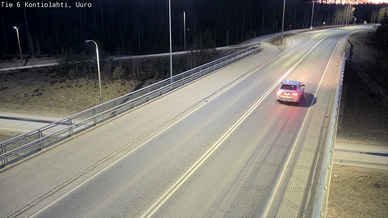 Kelikamerat Kuva Tie 6 Kontiolahti, Uuro, Kontiolahti, Pohjois-Karjala
