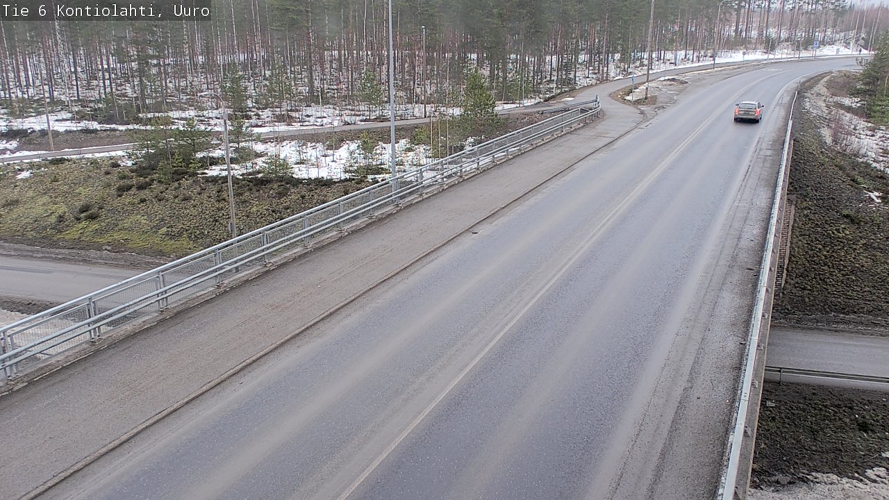 Weather Camera Image Väg 6 Kontiolax, Uuro, Kontiolahti, Pohjois-Karjala