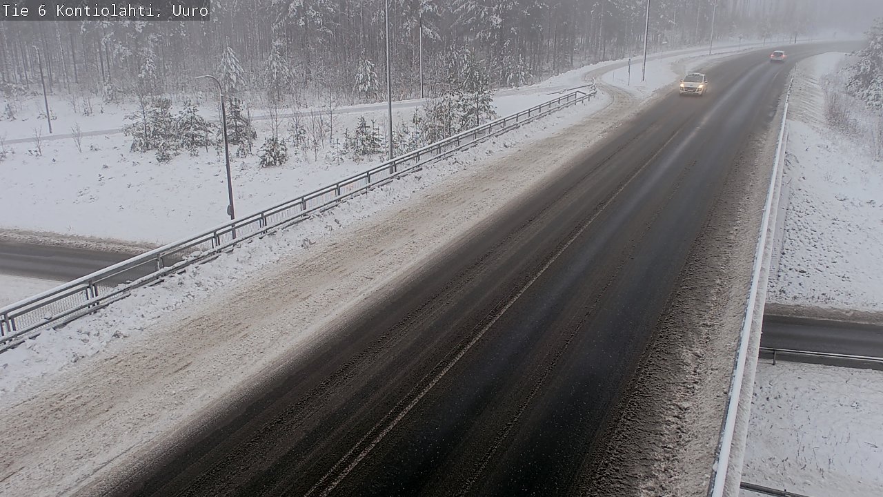 Weather Camera Image Väg 6 Kontiolax, Uuro, Kontiolahti, Pohjois-Karjala