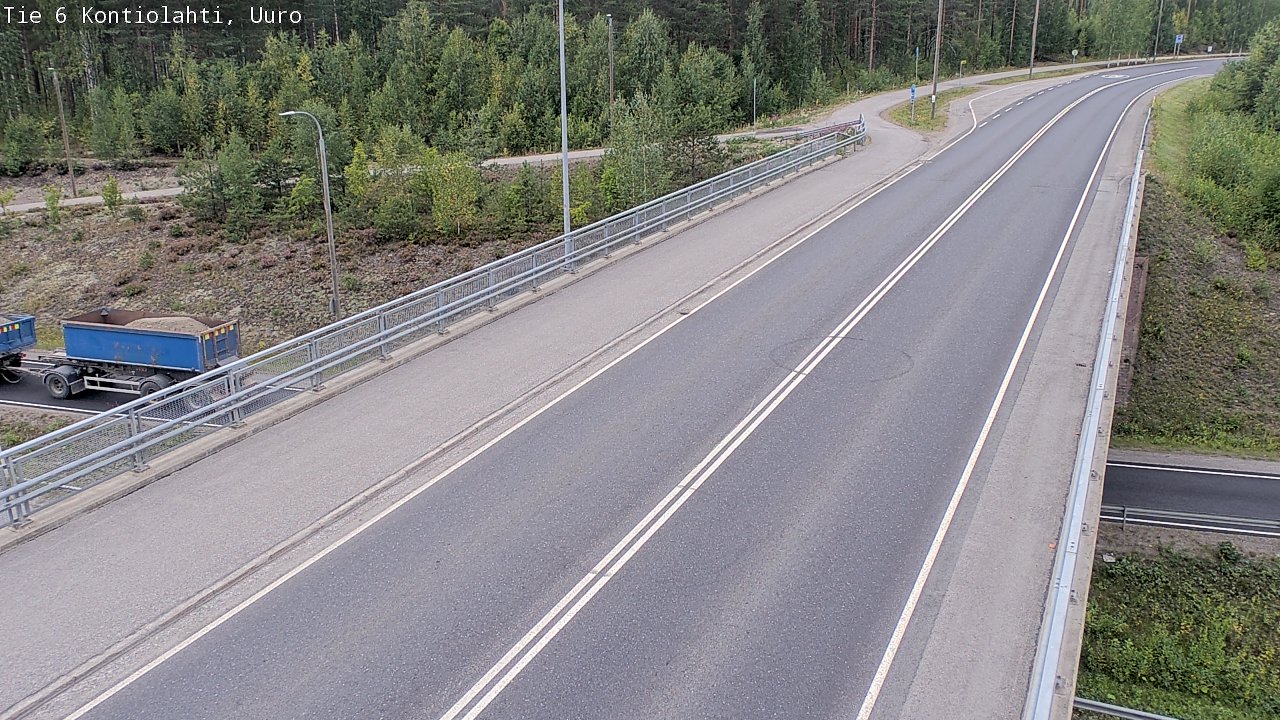 Weather Camera Image Väg 6 Kontiolax, Uuro, Kontiolahti, Pohjois-Karjala