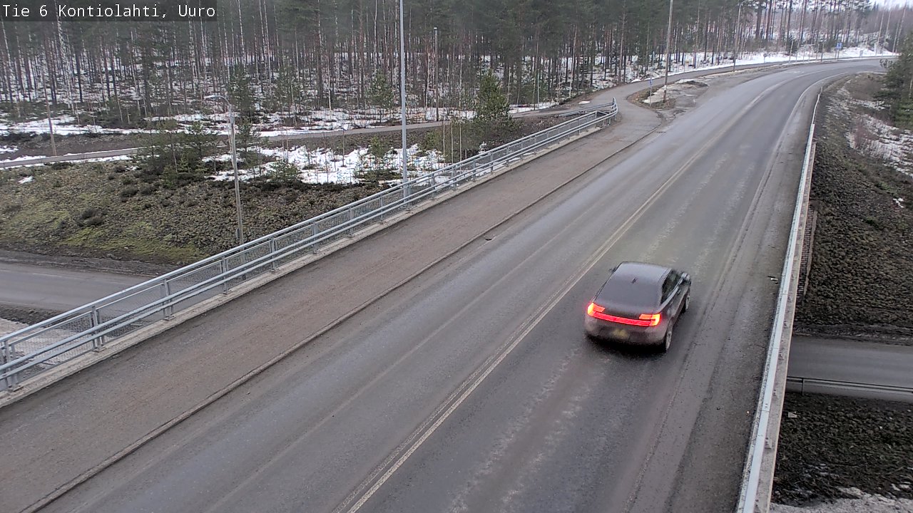 Weather Camera Image Väg 6 Kontiolax, Uuro, Kontiolahti, Pohjois-Karjala
