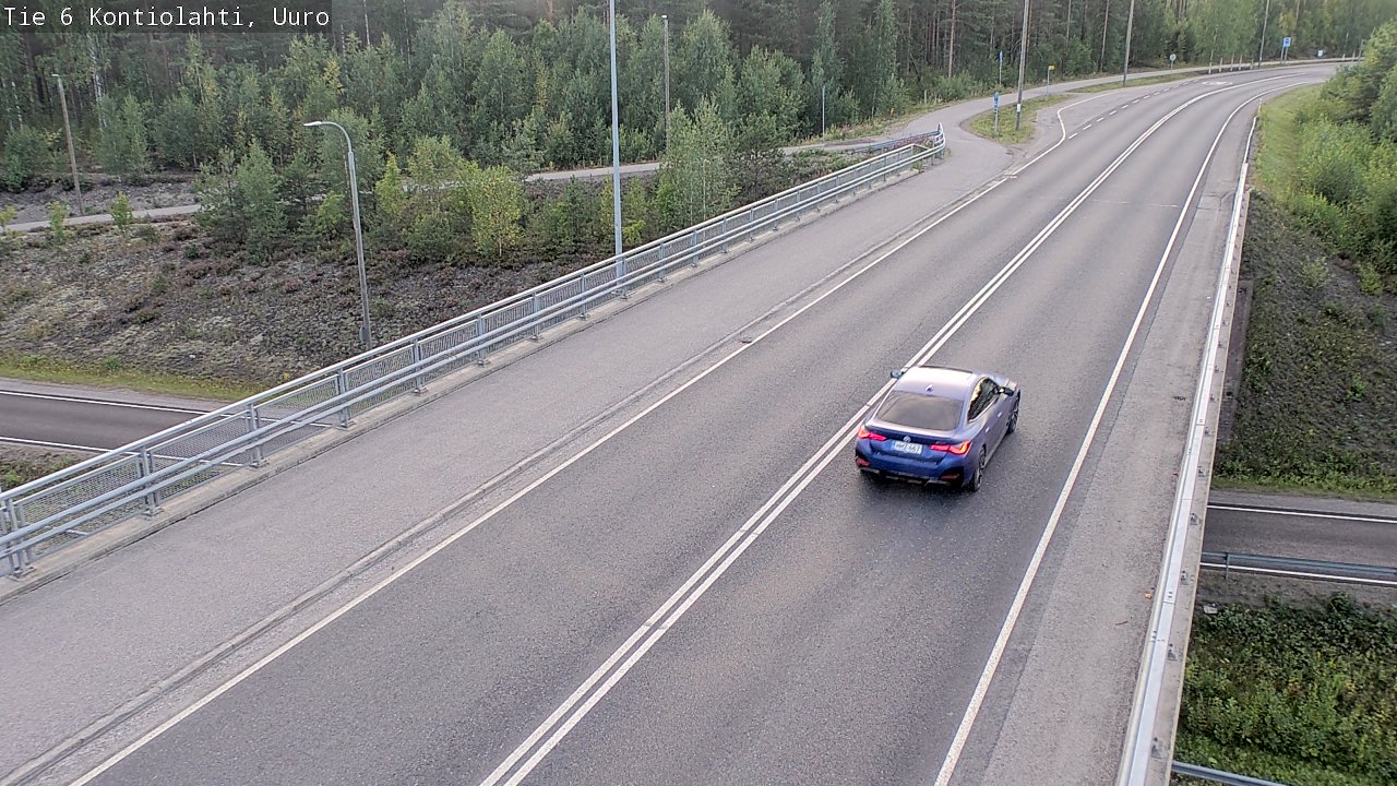 Kelikamerat Kuva Tie 6 Kontiolahti, Uuro, Kontiolahti, Pohjois-Karjala