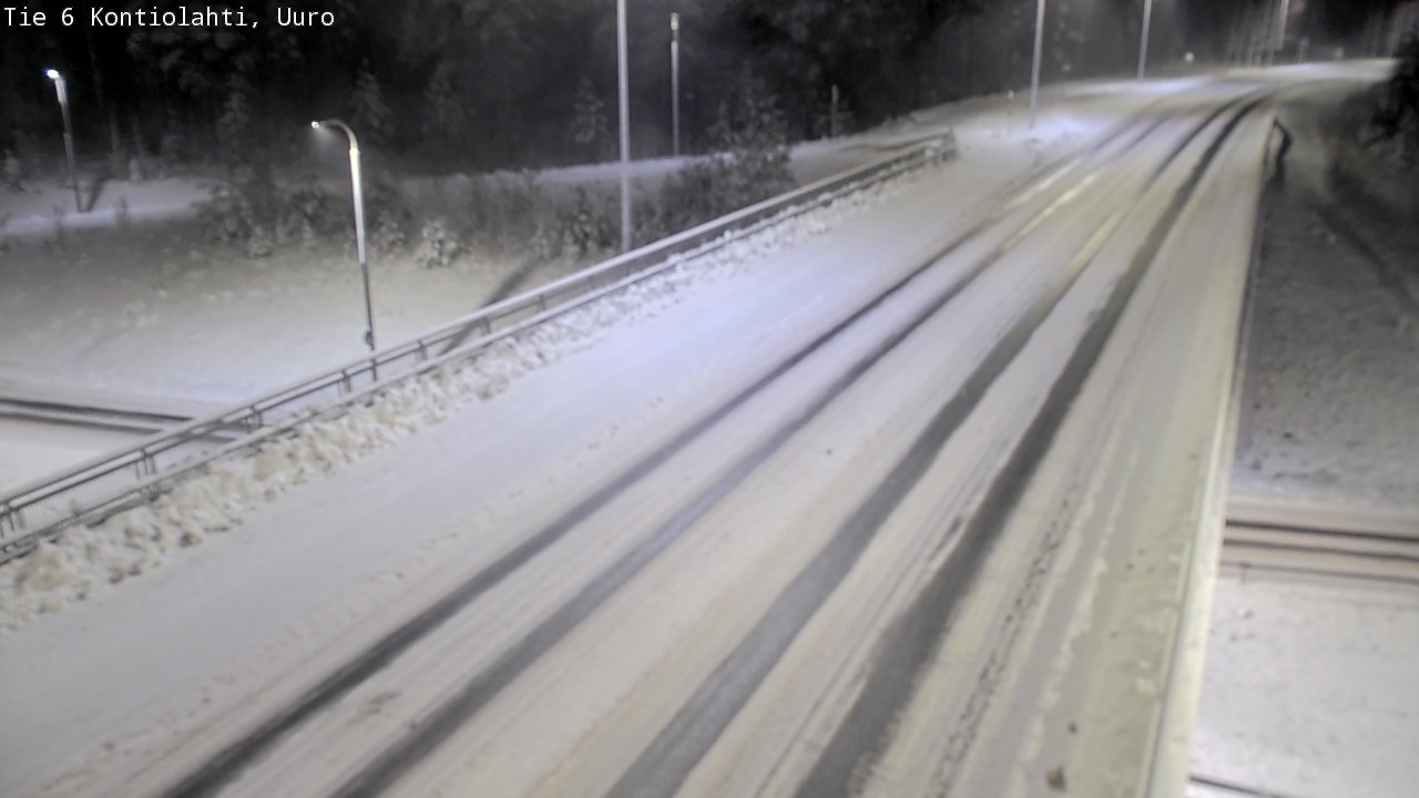 Weather Camera Image Väg 6 Kontiolax, Uuro, Kontiolahti, Pohjois-Karjala