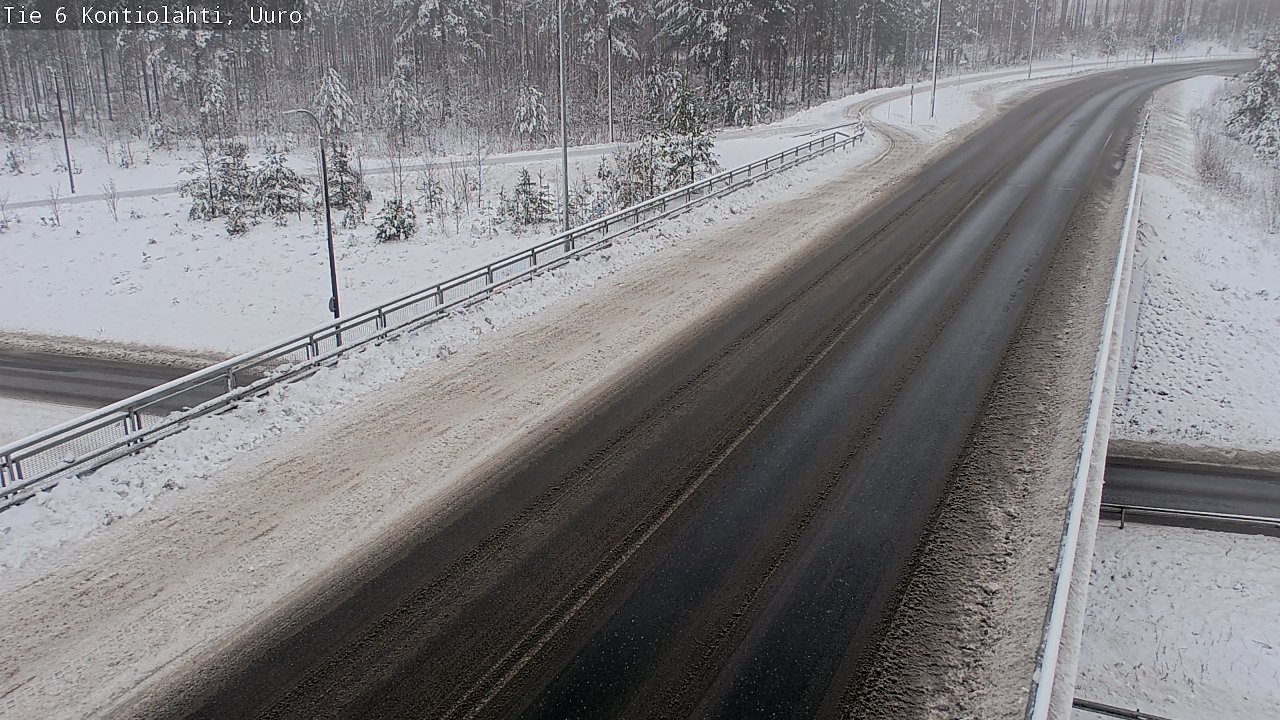 Weather Camera Image Väg 6 Kontiolax, Uuro, Kontiolahti, Pohjois-Karjala
