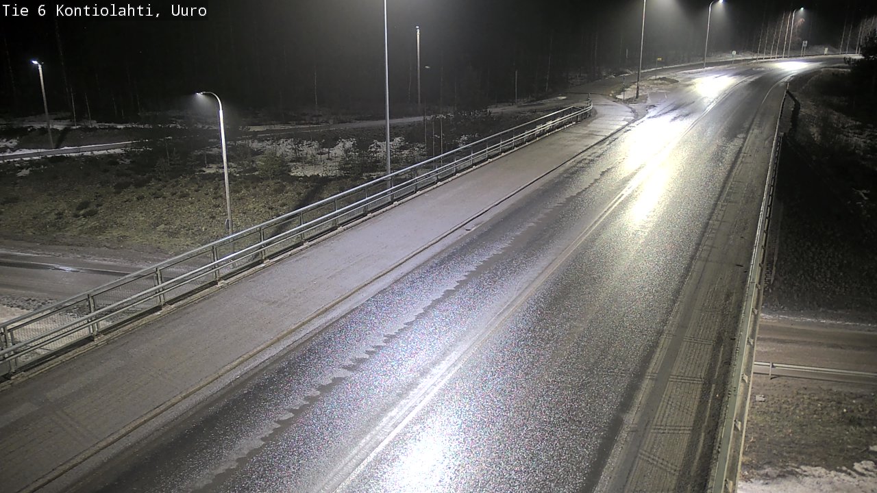 Weather Camera Image Väg 6 Kontiolax, Uuro, Kontiolahti, Pohjois-Karjala