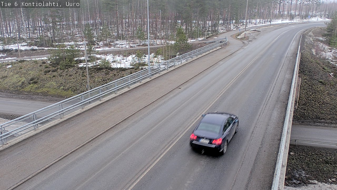 Weather Camera Image Väg 6 Kontiolax, Uuro, Kontiolahti, Pohjois-Karjala