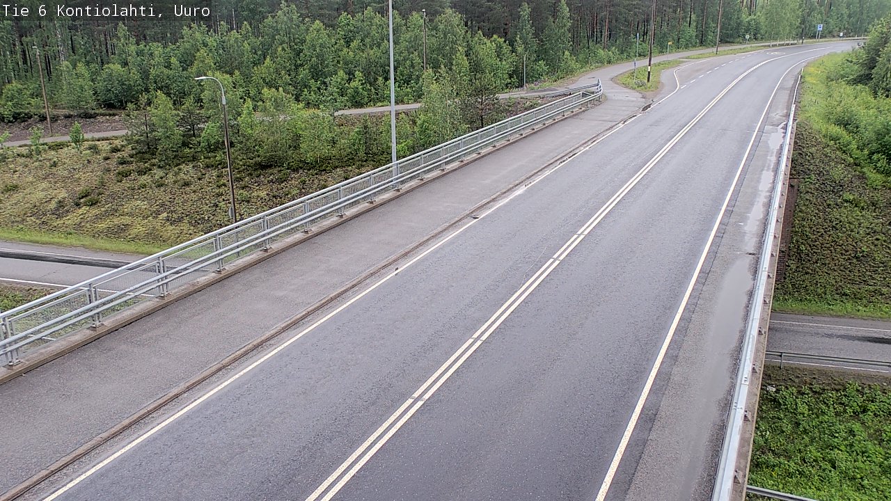 Weather Camera Image Väg 6 Kontiolax, Uuro, Kontiolahti, Pohjois-Karjala