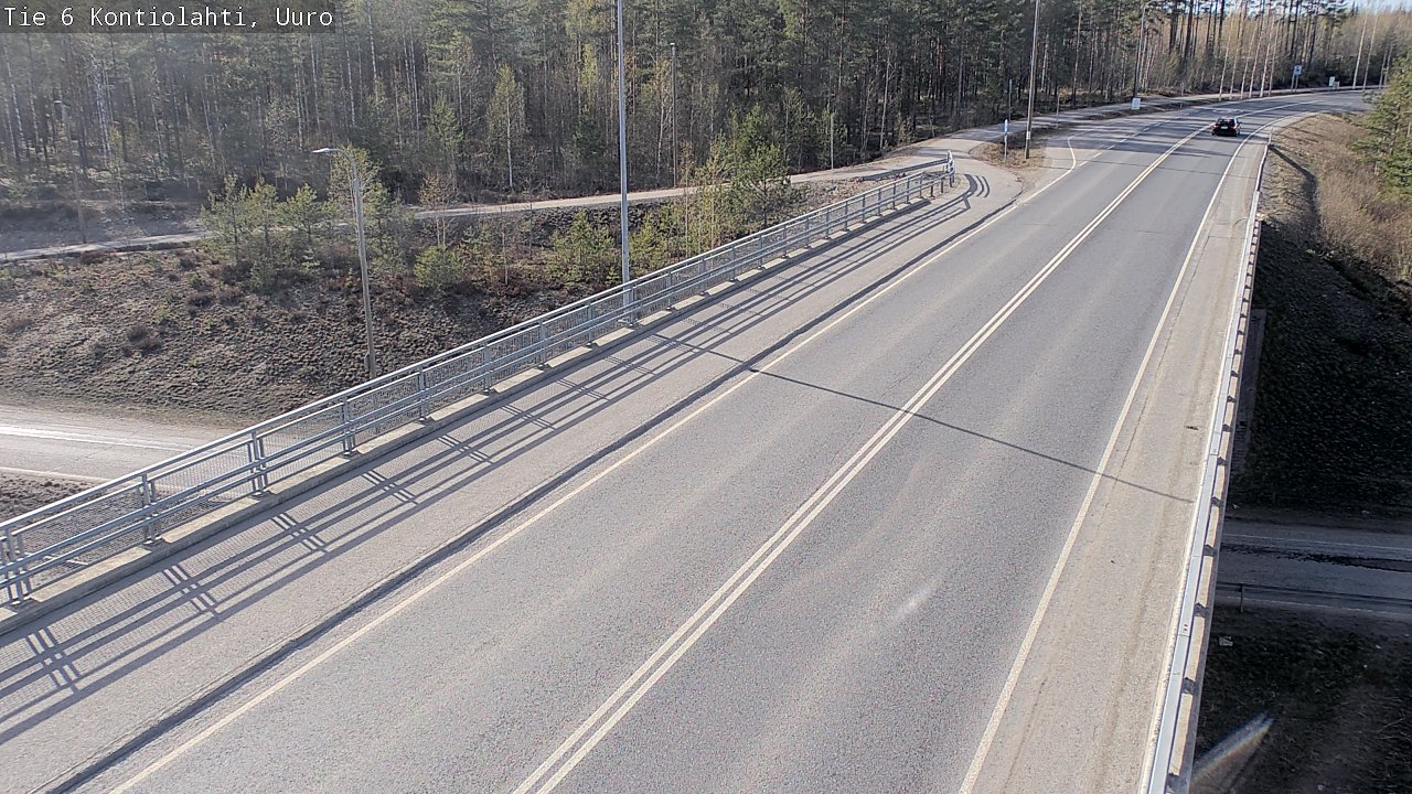 Kelikamerat Kuva Tie 6 Kontiolahti, Uuro, Kontiolahti, Pohjois-Karjala
