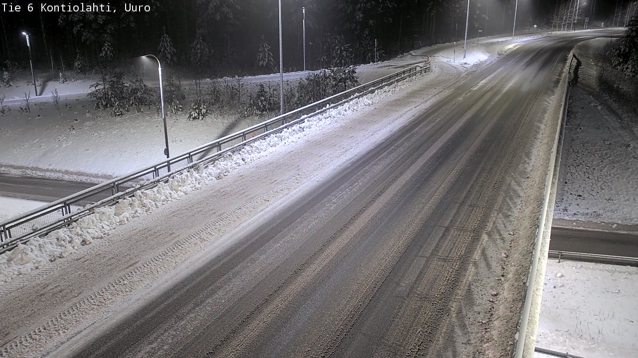 Weather Camera Image Väg 6 Kontiolax, Uuro, Kontiolahti, Pohjois-Karjala