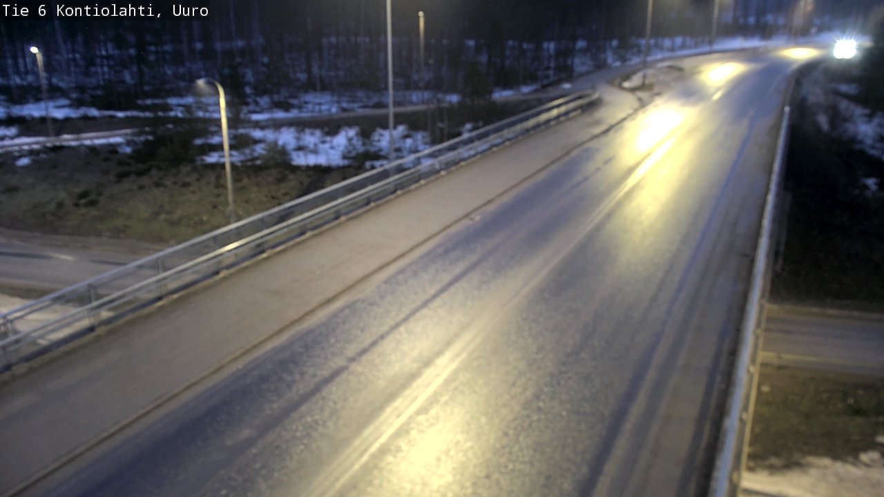 Weather Camera Image Väg 6 Kontiolax, Uuro, Kontiolahti, Pohjois-Karjala