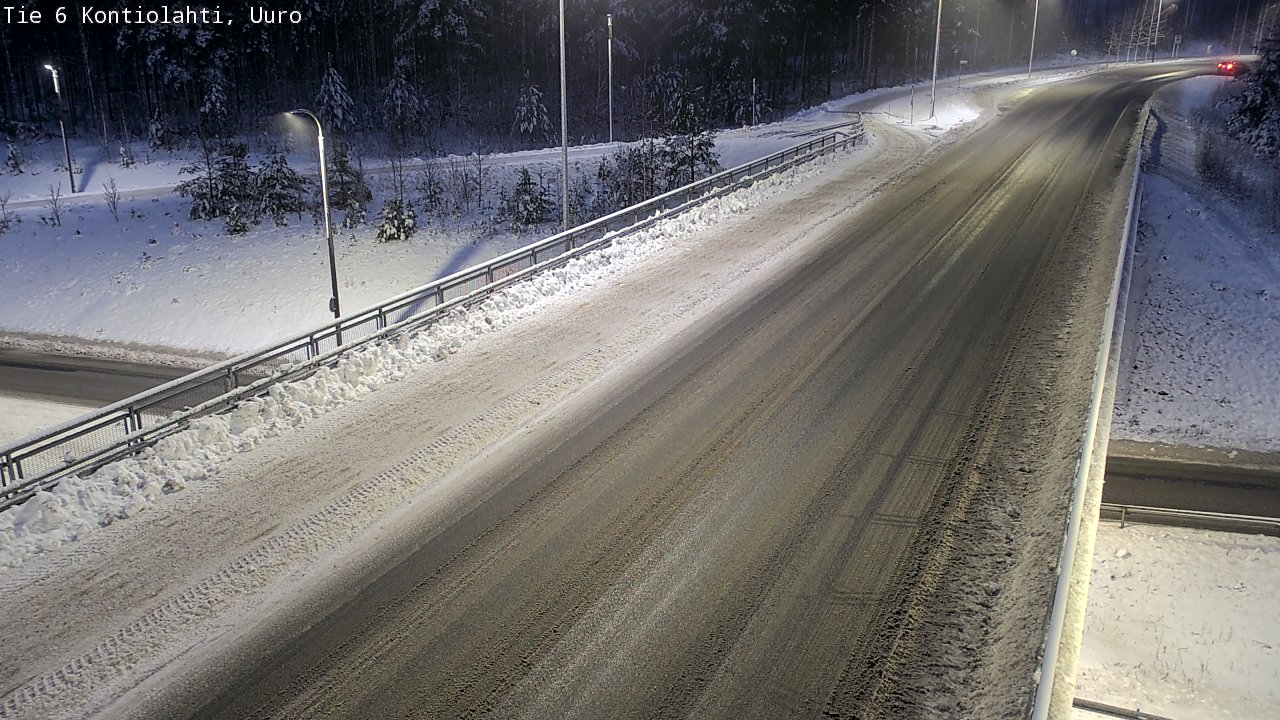 Weather Camera Image Väg 6 Kontiolax, Uuro, Kontiolahti, Pohjois-Karjala