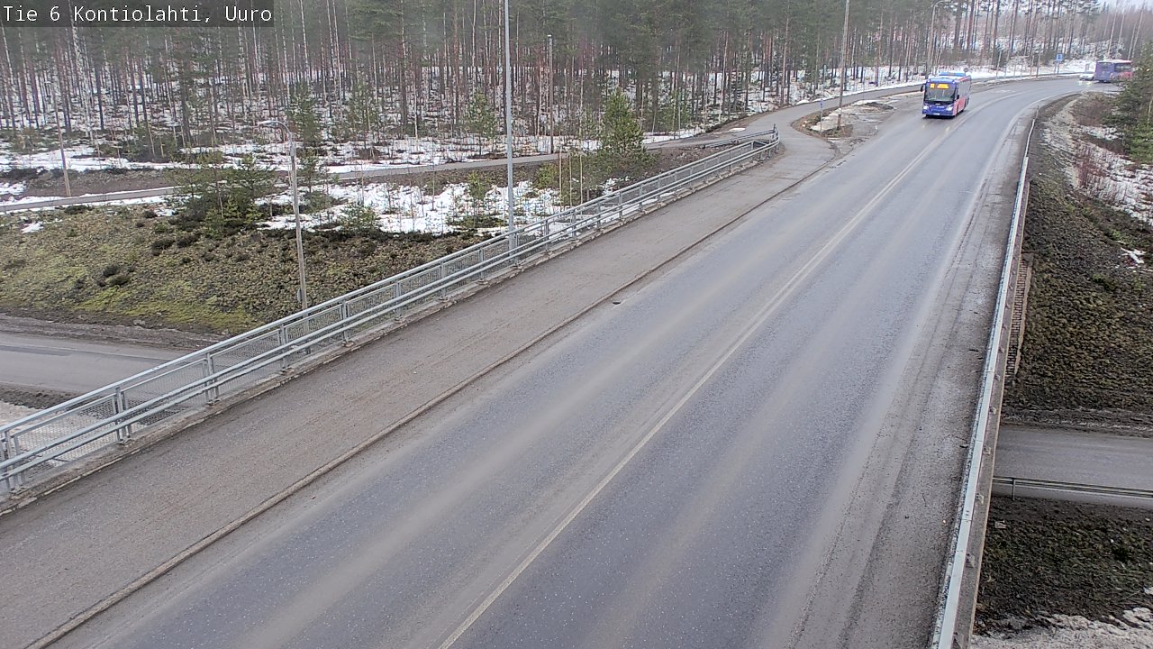 Weather Camera Image Väg 6 Kontiolax, Uuro, Kontiolahti, Pohjois-Karjala