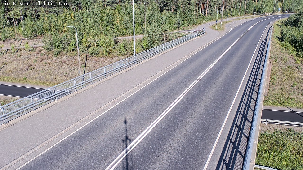 Weather Camera Image Road 6 Kontiolahti, Uuro, Kontiolahti, Pohjois-Karjala
