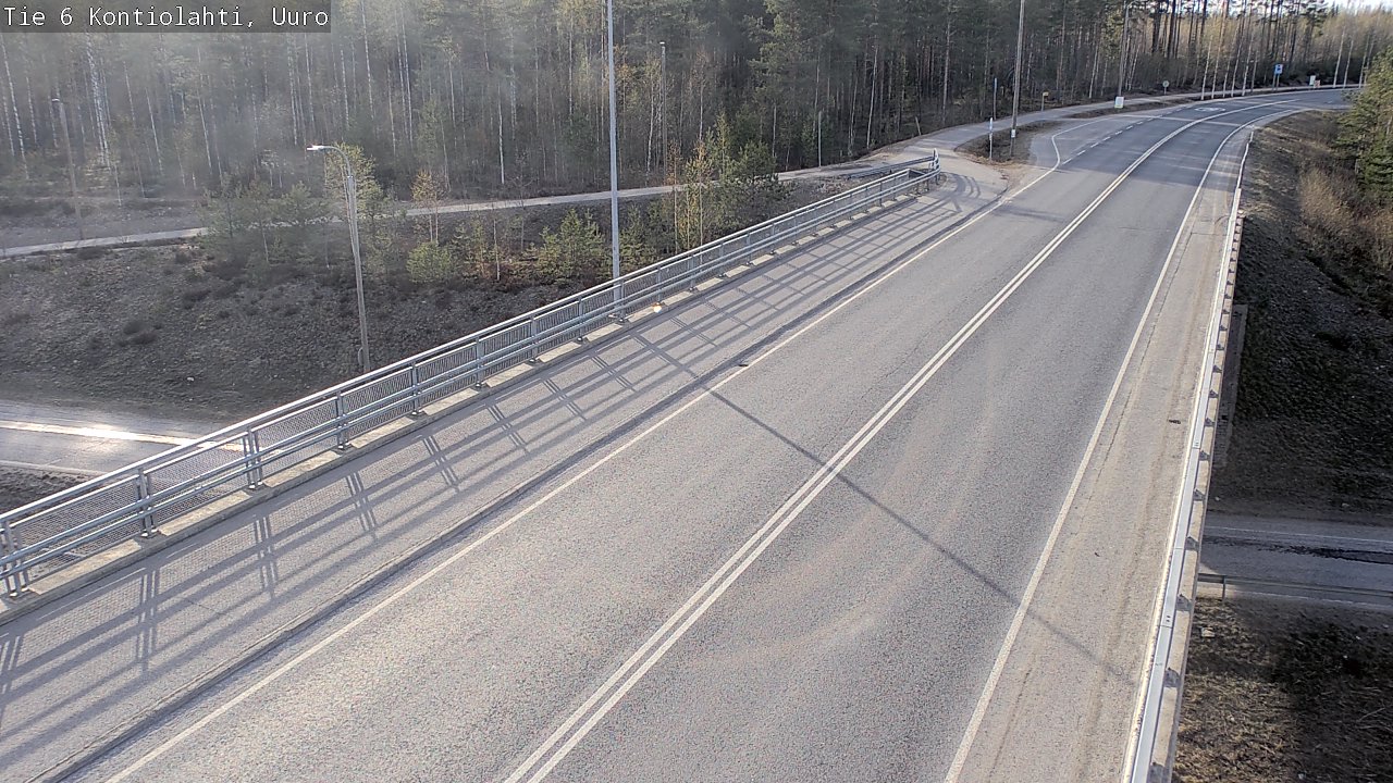 Kelikamerat Kuva Tie 6 Kontiolahti, Uuro, Kontiolahti, Pohjois-Karjala
