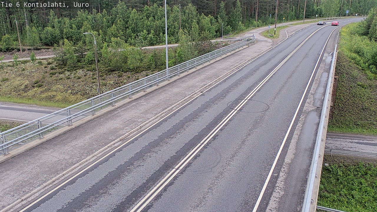 Weather Camera Image Väg 6 Kontiolax, Uuro, Kontiolahti, Pohjois-Karjala