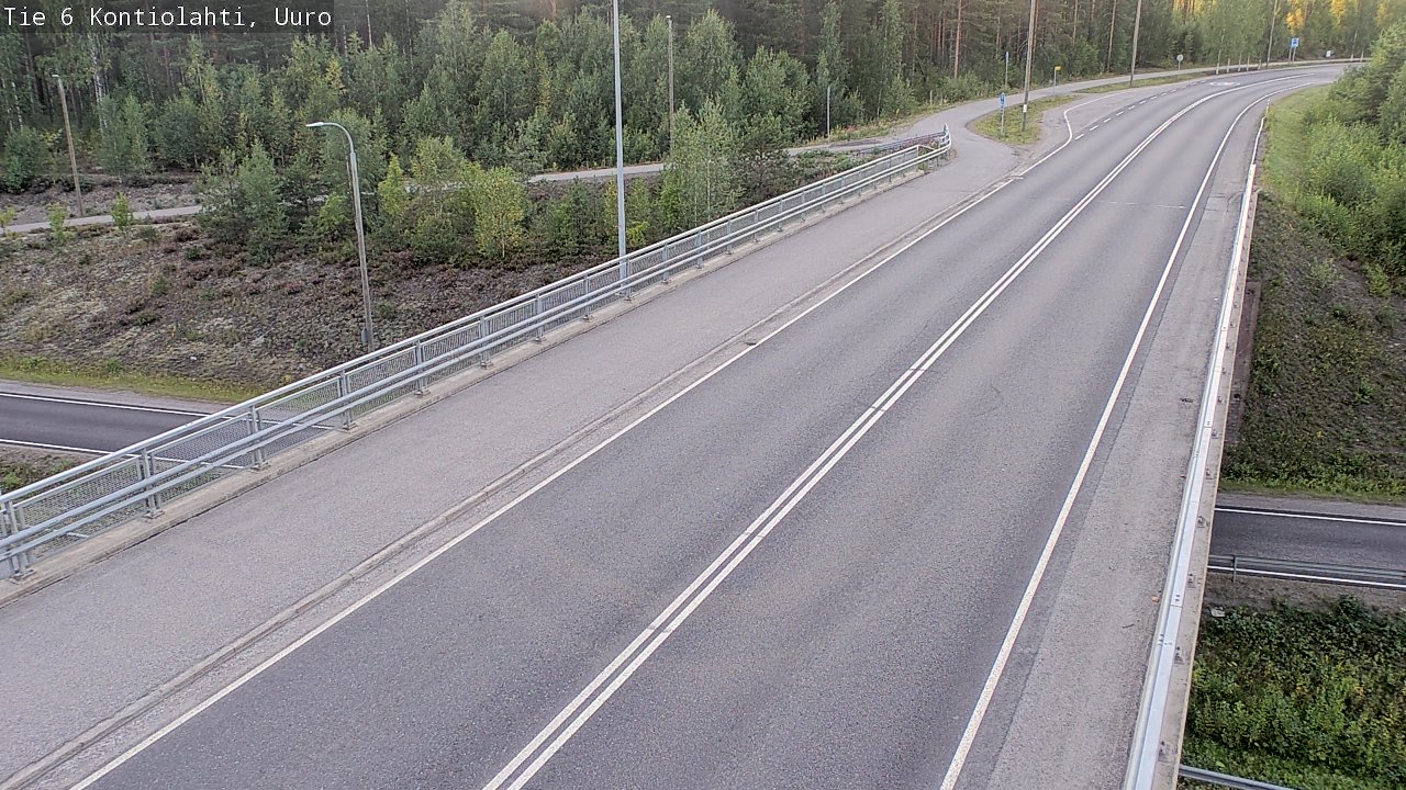 Kelikamerat Kuva Tie 6 Kontiolahti, Uuro, Kontiolahti, Pohjois-Karjala