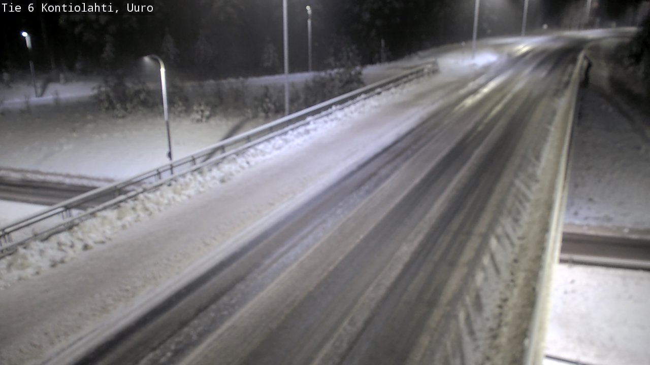 Weather Camera Image Väg 6 Kontiolax, Uuro, Kontiolahti, Pohjois-Karjala