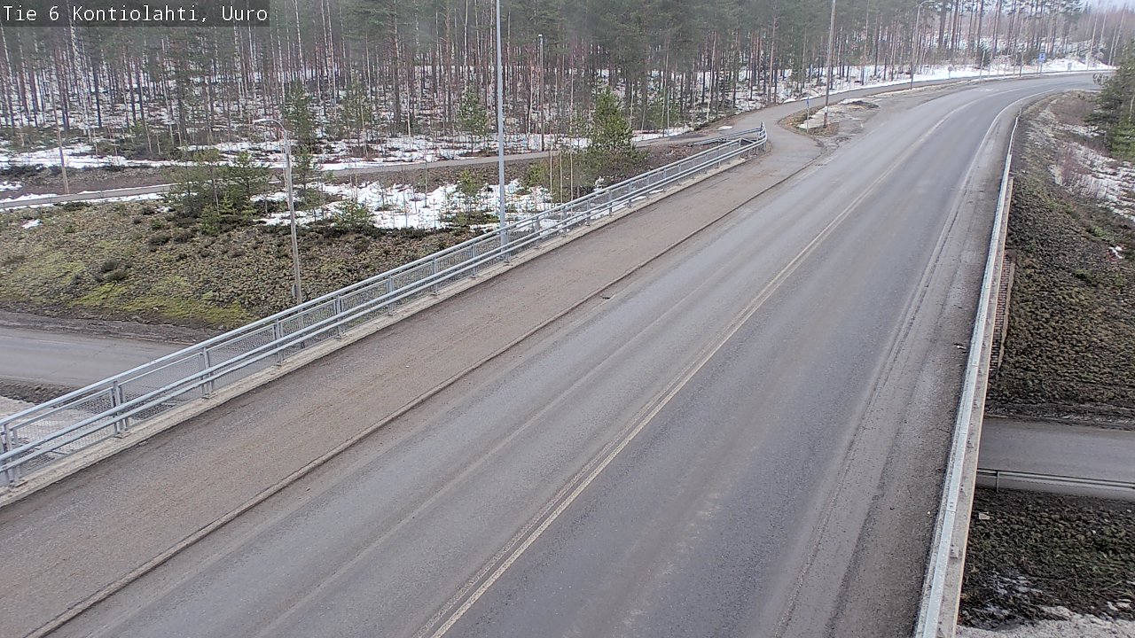 Weather Camera Image Väg 6 Kontiolax, Uuro, Kontiolahti, Pohjois-Karjala