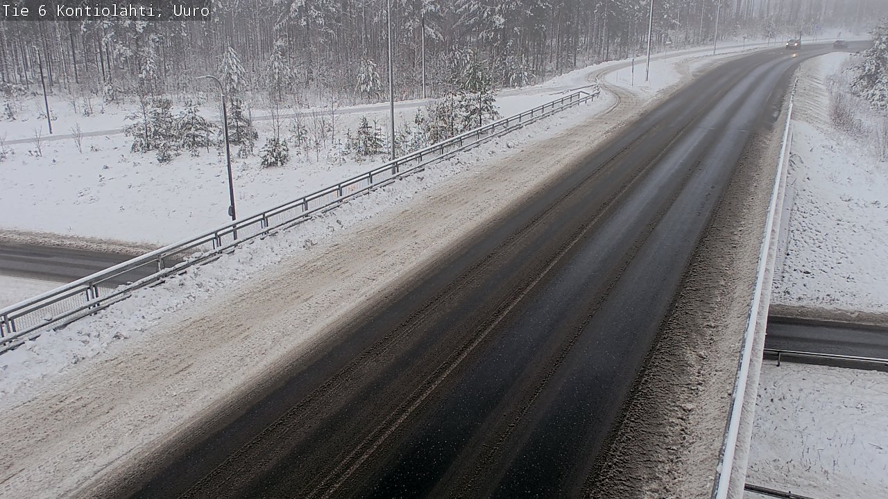 Weather Camera Image Väg 6 Kontiolax, Uuro, Kontiolahti, Pohjois-Karjala